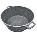 JUEGO DE 3 CACEROLAS  VULCANO - LOVE SMILE MEDIDAS 32/36/40 CM ALUMINIO FUNDIDO LS20063