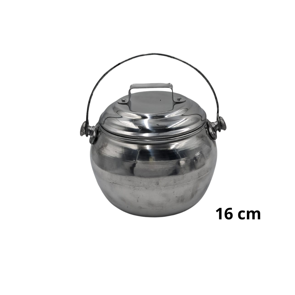 JUEGO DE 5 OLLAS ABOMBADAS 16-18-20-22-26 CMS