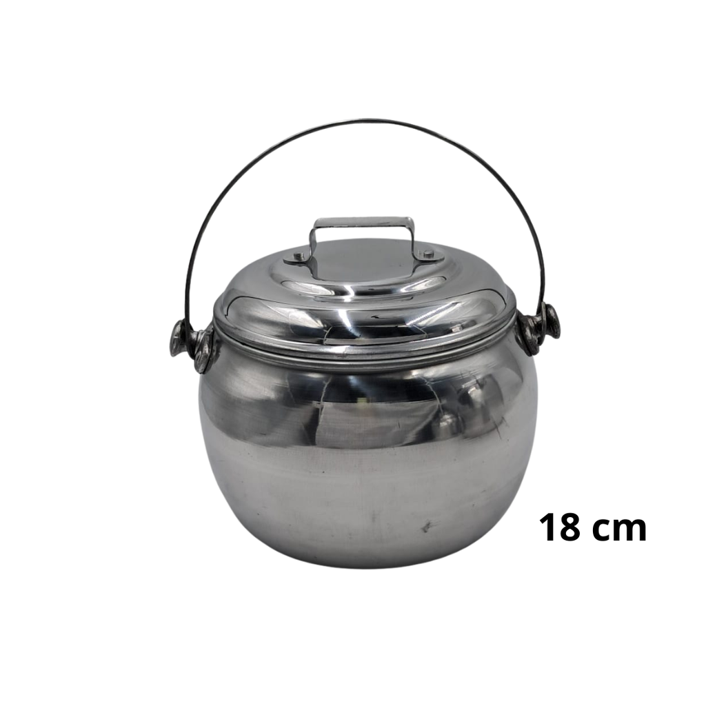 JUEGO DE 5 OLLAS ABOMBADAS 16-18-20-22-26 CMS