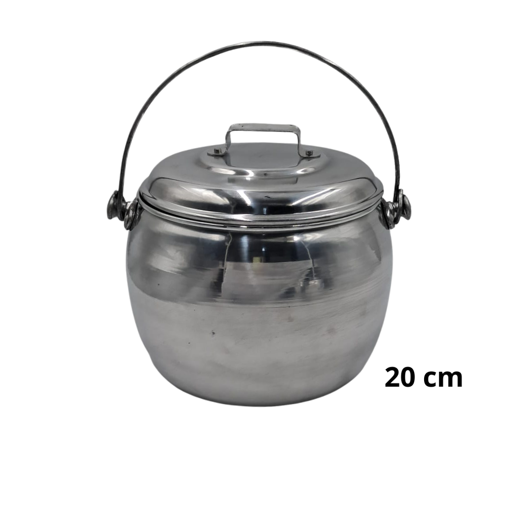 JUEGO DE 5 OLLAS ABOMBADAS 16-18-20-22-26 CMS