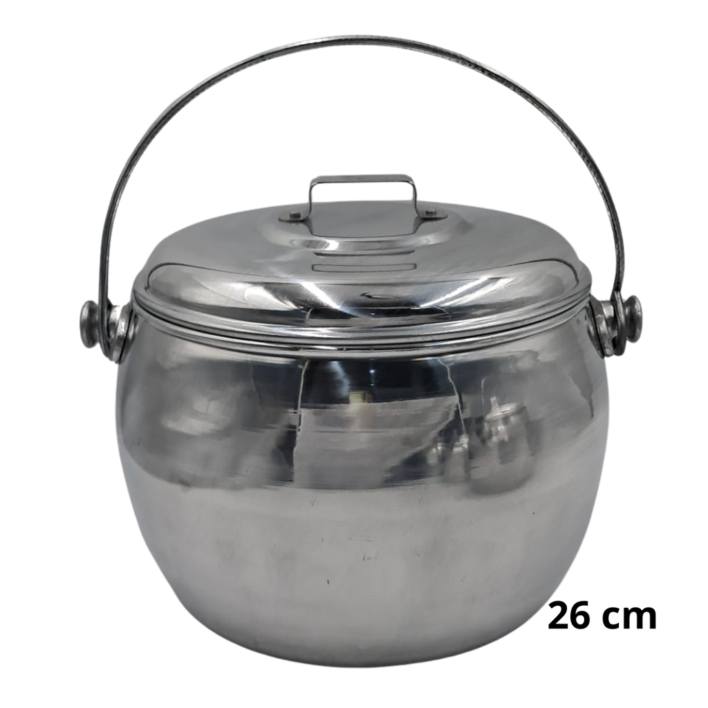 JUEGO DE 5 OLLAS ABOMBADAS 16-18-20-22-26 CMS