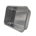 MOLDE RECTANGULAR DE ALUMINIO 20 X 15 X 6.5 CM
