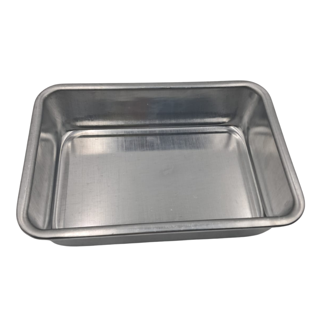 MOLDE RECTANGULAR DE ALUMINIO 20 X 15 X 6.5 CM
