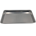 MOLDE RECTANGULAR BAJO DE ALUMINIO PARA PASTEL  25CM X 14CM X 2.5CM   