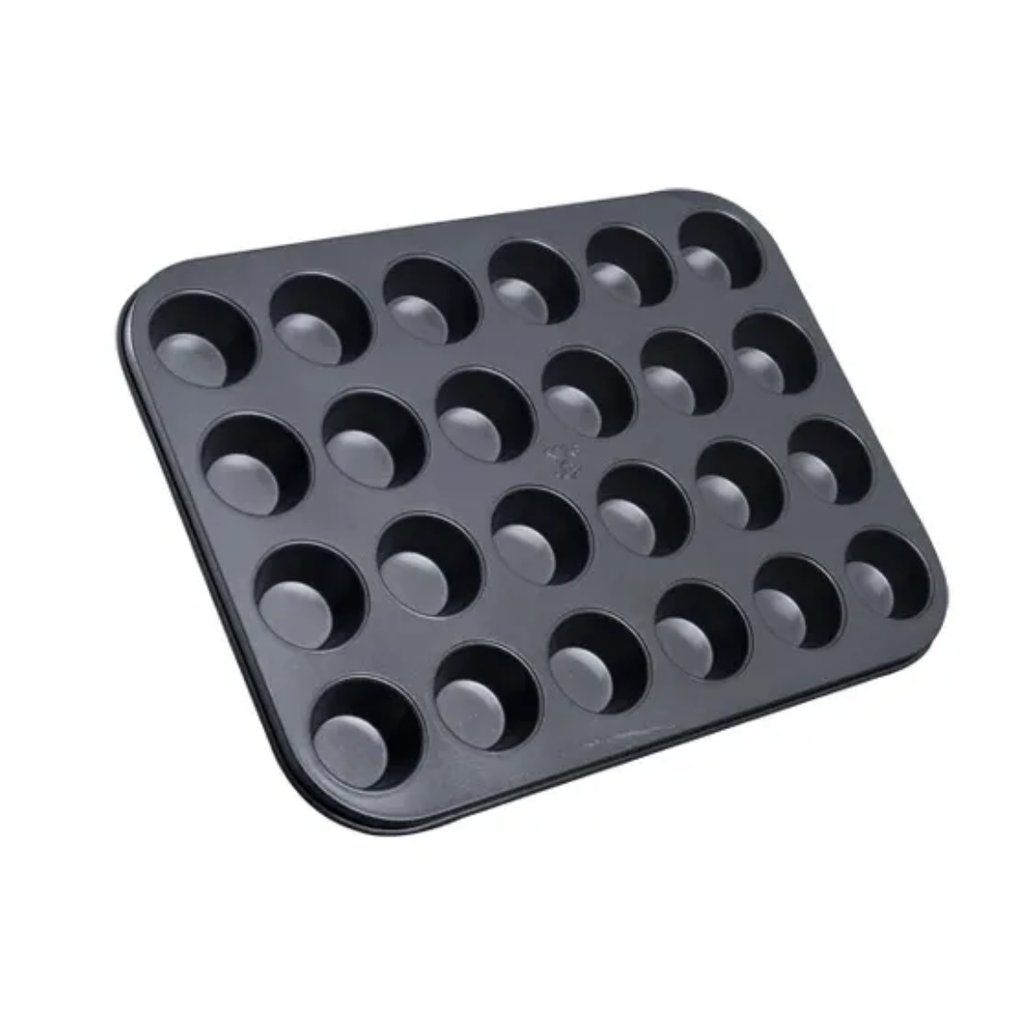 MOLDE DE 24 CAVIDADES  MINIMUFFIN MEDIDAS 36 X 27 X 1.6