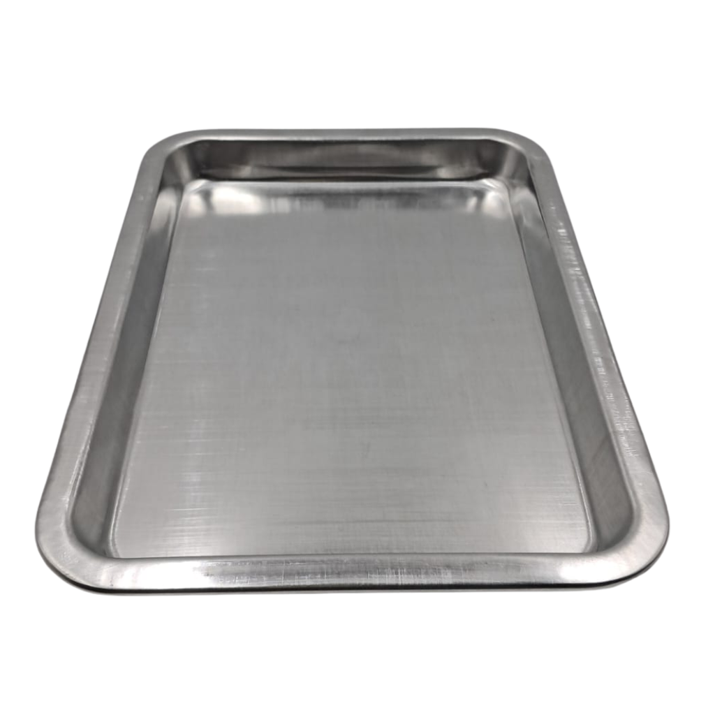CHAROLA RECTANGULAR DE ALUMINIO 34.5 X 25.5 X 3.2 CM