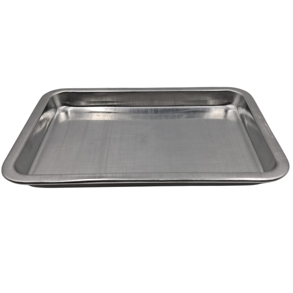 CHAROLA RECTANGULAR DE ALUMINIO 34.5 X 25.5 X 3.2 CM