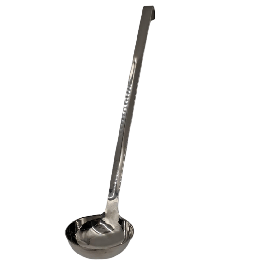 CUCHARA PARA SOPA DE ACERO INOXIDABLE DE 9.5 X 42.5 CM