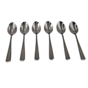 JUEGO CAFETERA DE 6 CUCHARA CAFETERA DE ACERO INOXIDABLE 15 X 3 CMS