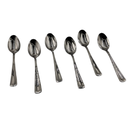 JUEGO DE 6 CUCHARAS DE ACERO INOXIDABLE 4 X20 CMS