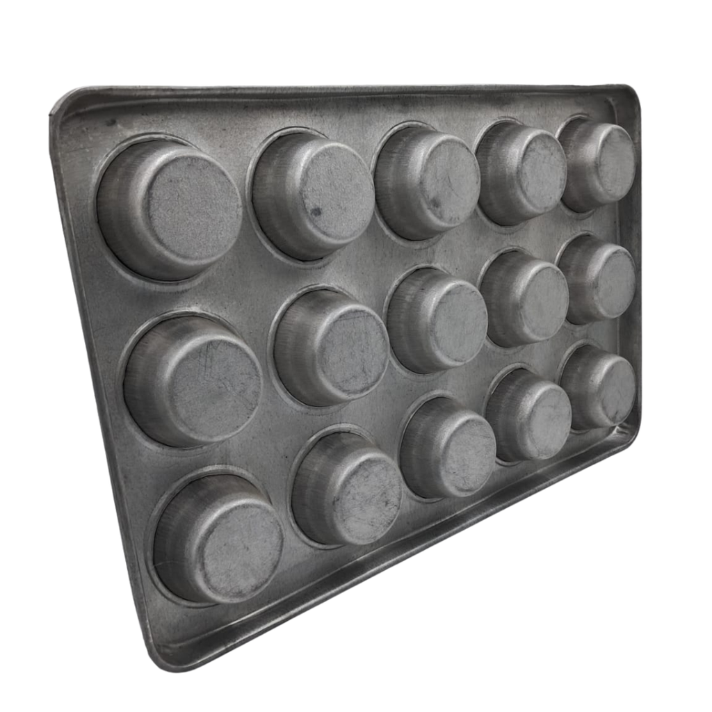 PLACA PARA MUFFIN DE 15 CAV. DE 36 X 58CM ZINTROALUM