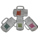 T MASON JAR 487ML DECO VÍT CALAVERA TURQUESA 1T