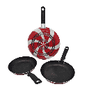 JUEGO DE SARTENES 18/20/24 1.35MM CARAMELO MARCA ECKO