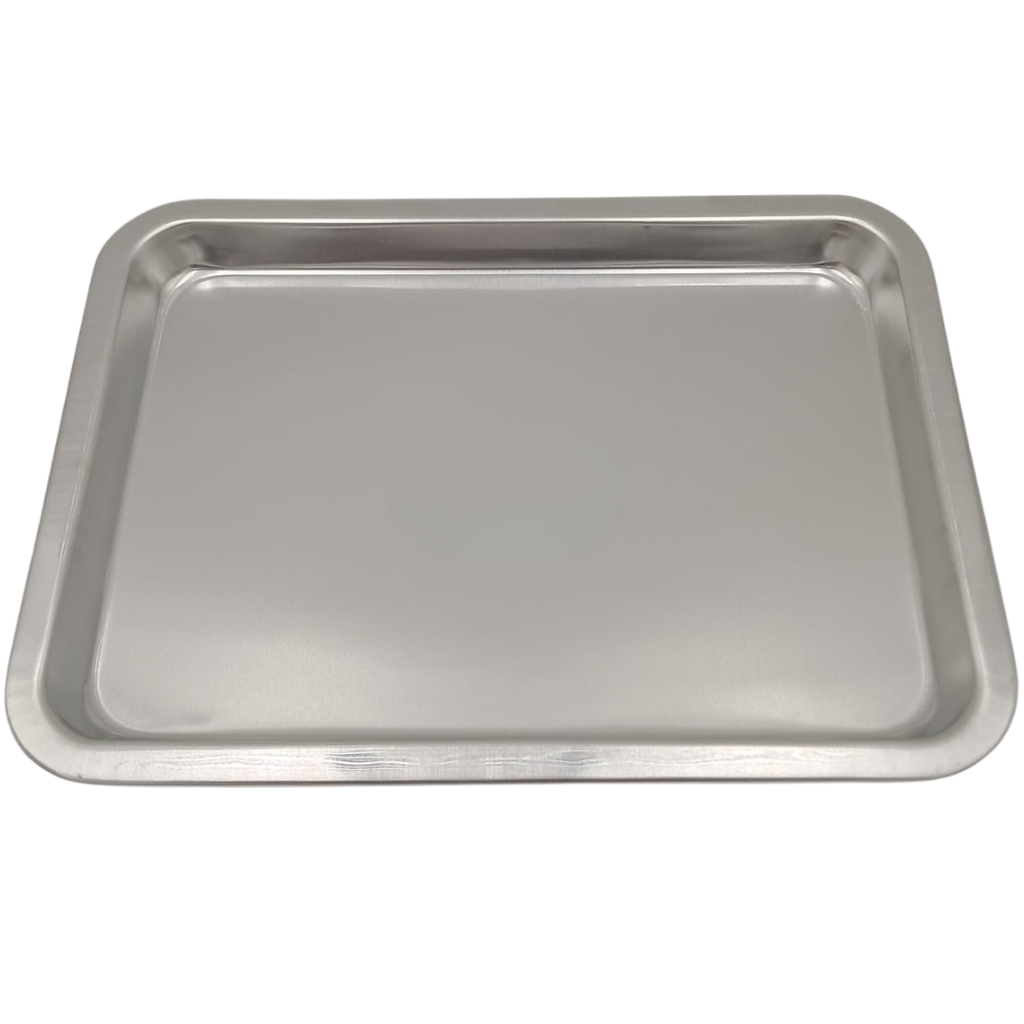 CHAROLA ALUMINIO RECTANGULAR 12"