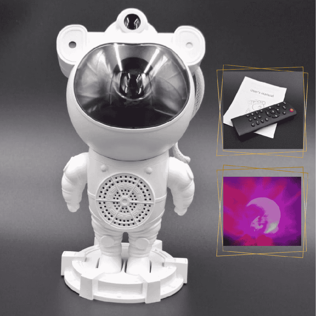 BOCINA/PROYECTOR ASTRONAUTA