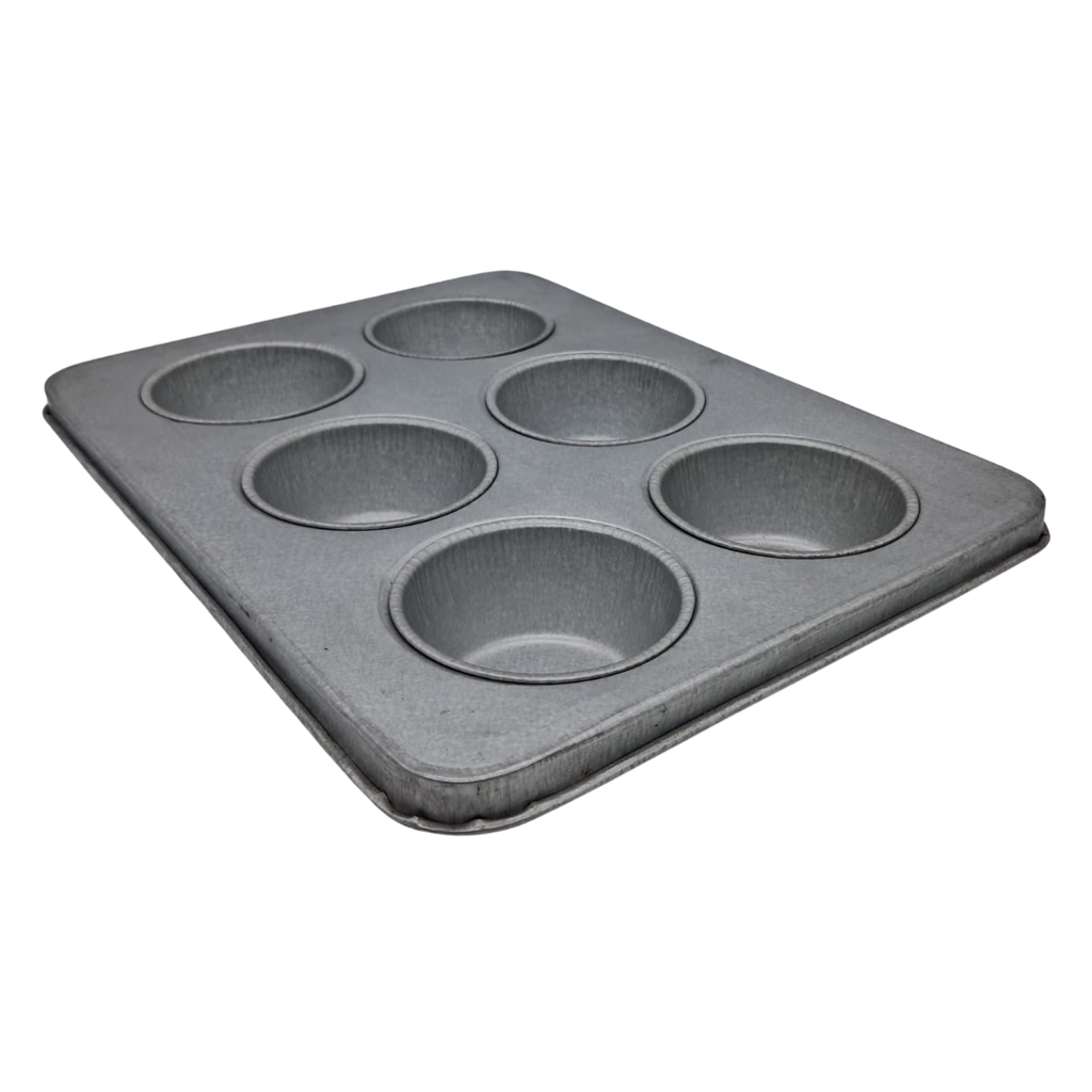 MOLDE CUPCAKES 6 CAVIDADES 20 X 30 ZINTROALUM