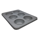 MOLDE CUPCAKES 6 CAVIDADES 20 X 30 ZINTROALUM