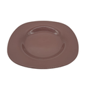 PLATO TRINCHE CUADRADO 23CM TAUPE