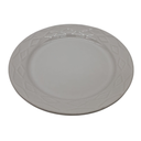 PLATO PASTEL 20 CM EMBOSS DIAMONDS BLANCO
