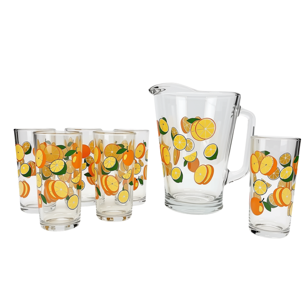 JGO DE AGUA 7 PZ NARANJAS 1 SOFE 740224
