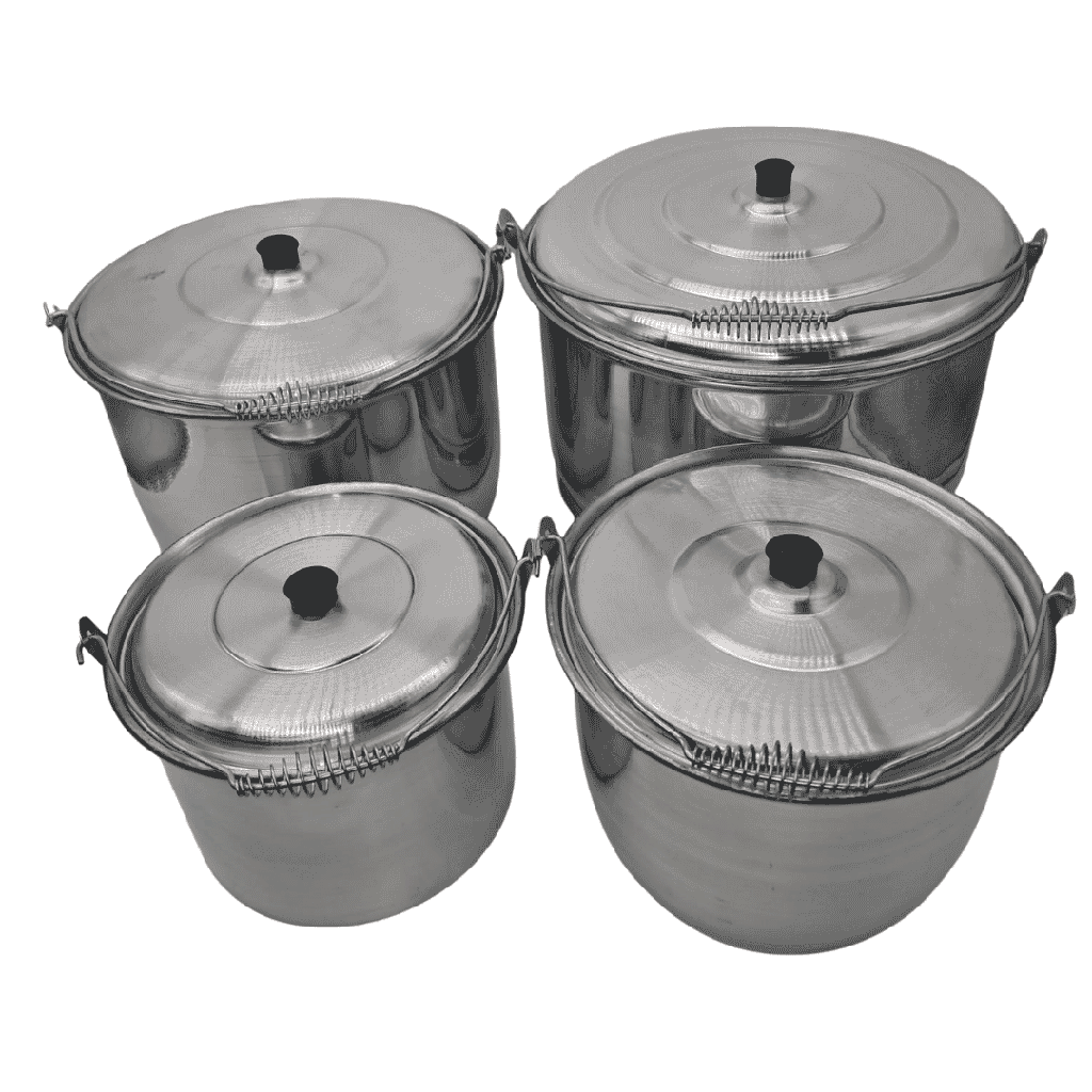 JUEGO DE 4 OLLAS JUMBO