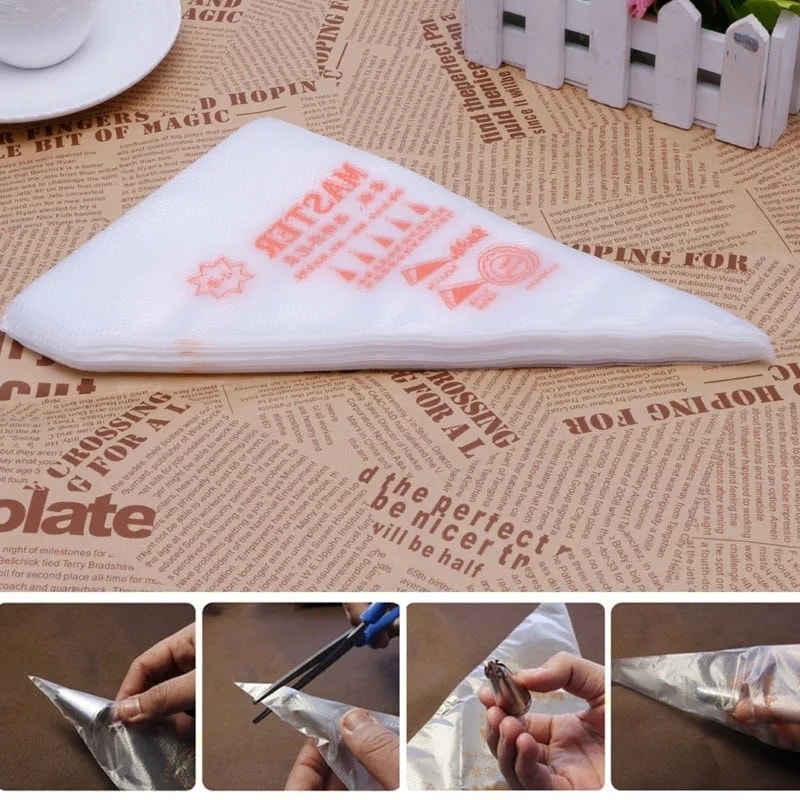 MANGAS DESECHABLES 100 PCS ,24 X 41 CM