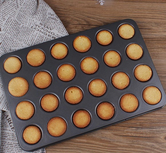 MOLDE DE 24 CAVIDADES  MINIMUFFIN MEDIDAS 36 X 27 X 1.6
