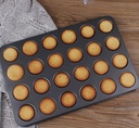 MOLDE DE 24 CAVIDADES  MINIMUFFIN MEDIDAS 36 X 27 X 1.6