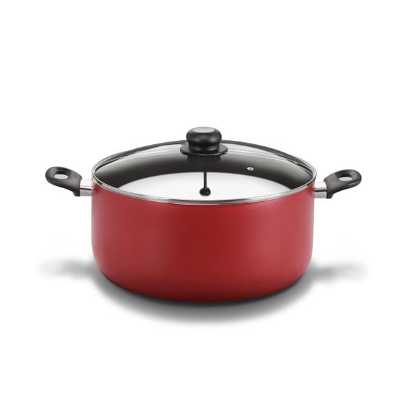 OLLA 32 COLOR ROJO 2.5 MM TAPA VIDRIO 6669-9 LAMEX OLL32R25CTV 