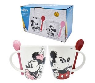 PIEZA JUEGO DE TARROS DE CERÁMICA DE MICKEY Y MINNIE