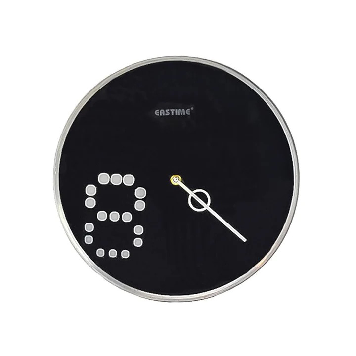 PIEZA RELOJ DE PARED EAST TIME BLACK/GRIS