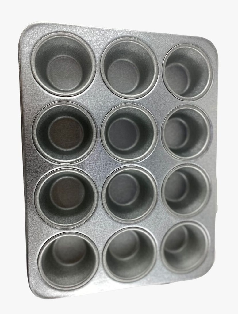 PLACA PARA MANTECADA DE 12 CAVIDADES DE 27 X 36 CMS MANT12 ZINTROALUM