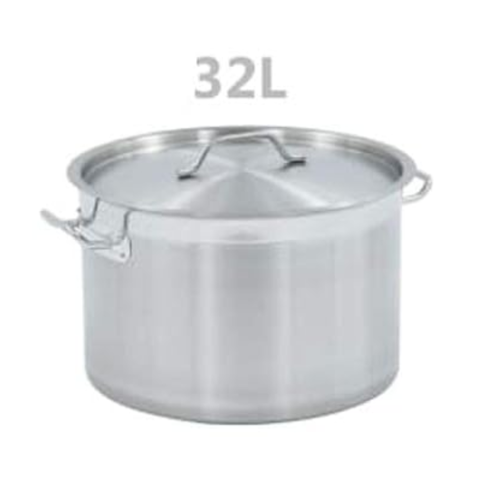 OLLA DE ACERO INOXIDABLE 40 X 26 CM SS 201 32 LITROS