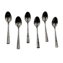 JUEGO DE 6 CUCHARAS DE ACERO INOXIDABLE 4 X20 CMS