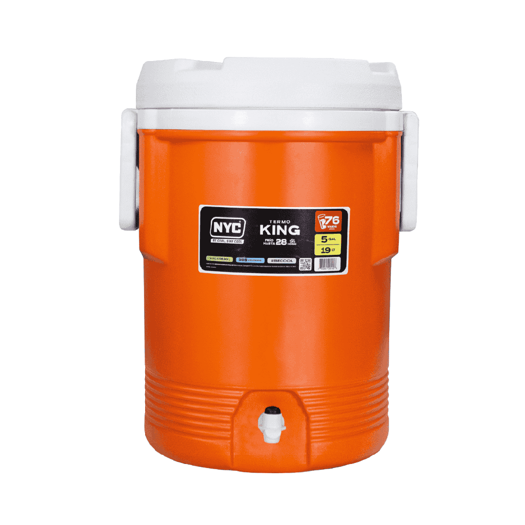 TERMO 5 GALONES (KING) [NYC] (NARANJA)