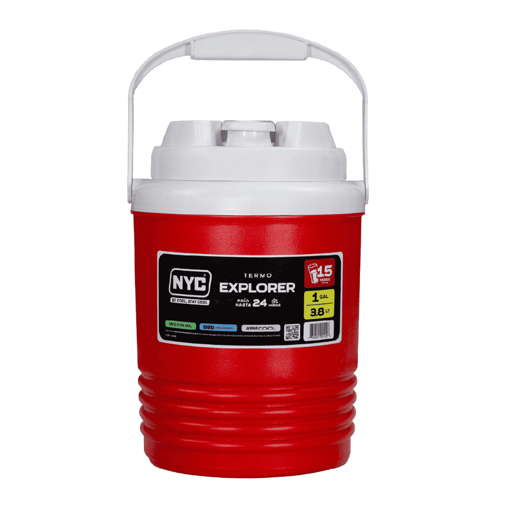 TERMO 1 GALON (EXPLORER) [NYC] (ROJO NYC)
