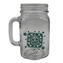 T MASON JAR 487ML DECO VÍT CALAVERA TURQUESA 1T