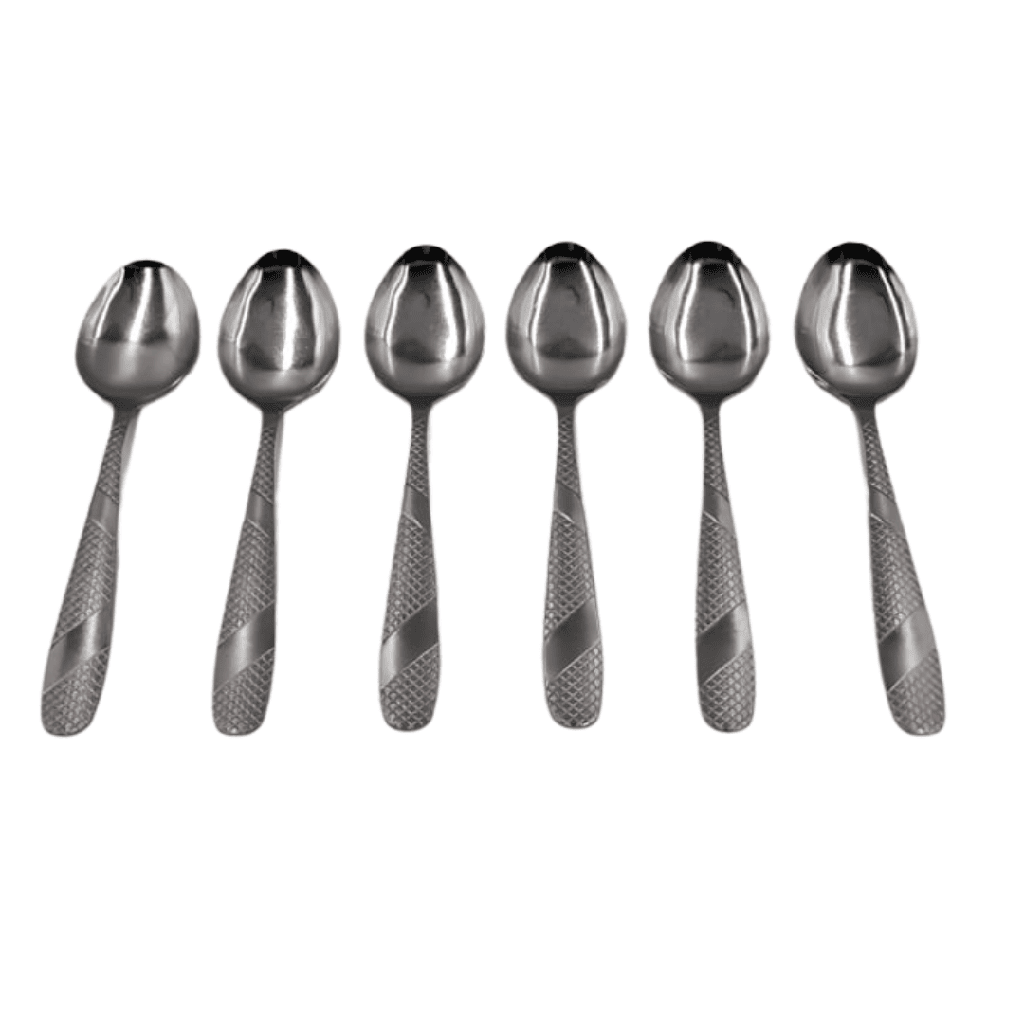 SET DE 6 CUCHARAS ACERO INOX 40G/PZ
