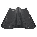 BAGUETERA PERFORADA DE 2 BAGUETTES  38 X 16 X 2.5 CM 255G