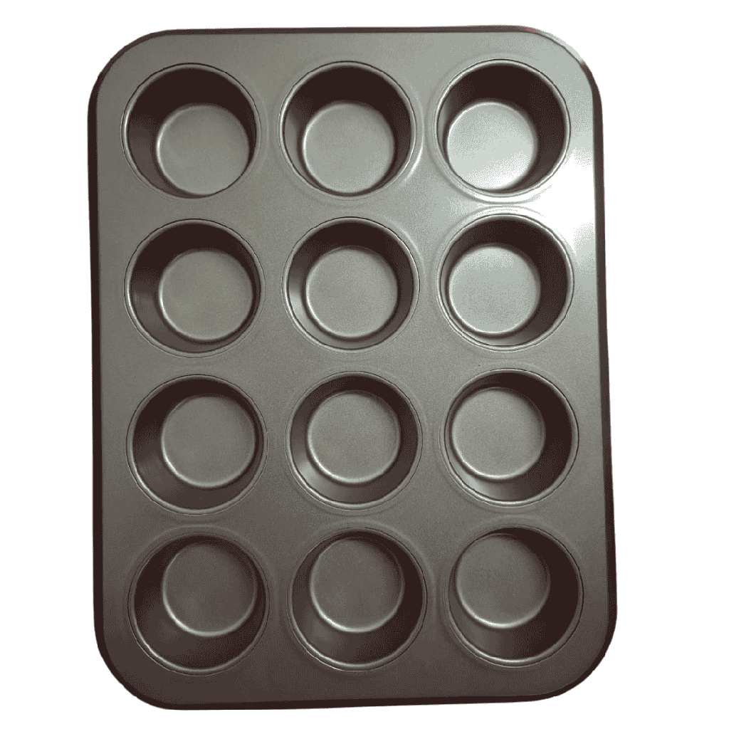 MOLDE PARA HORNEAR 12 CAVIDADES 28 X 36 X 3.5 CM 750 G CAVIDAD 7 X 3.5 CM