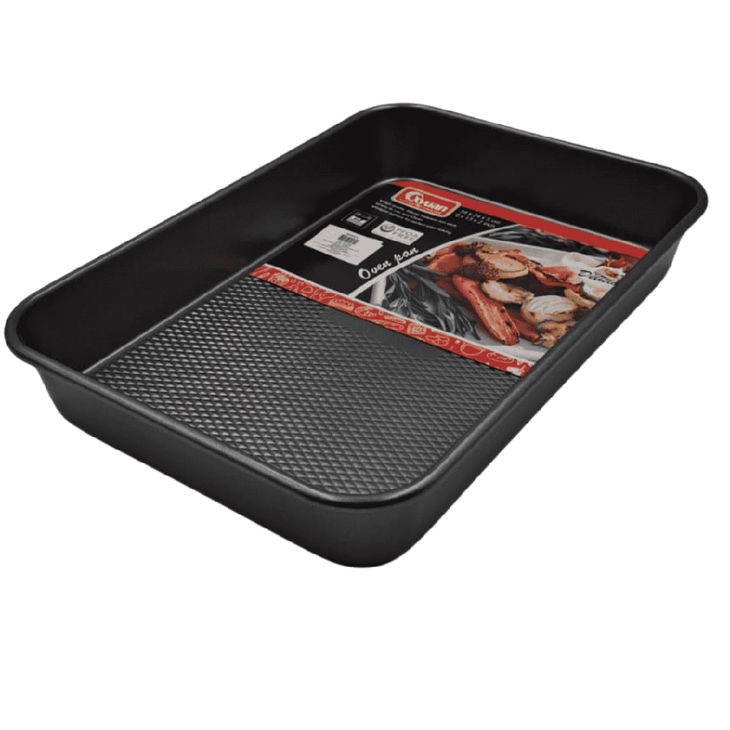 CHAROLA PARA HORNEAR ACERO CARBONO 34 X 24 X 5 CM 620 G