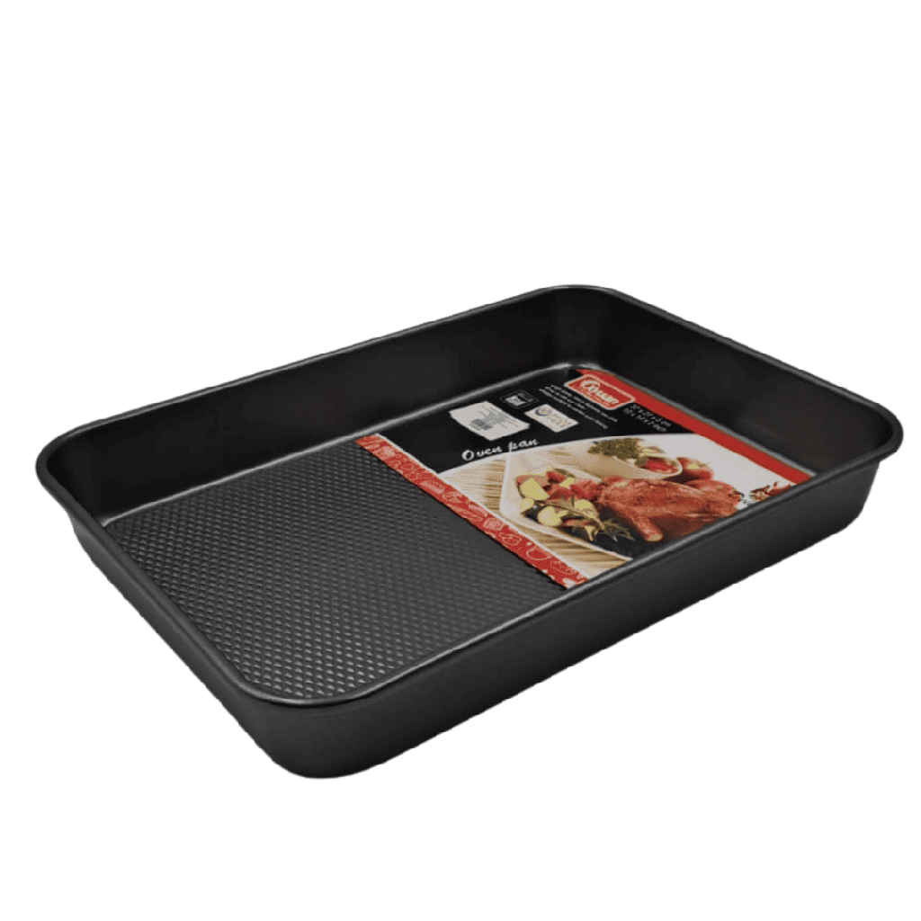 CHAROLA PARA HORNEAR ACERO CARBONO 37 X 27 X 5 CM 705G