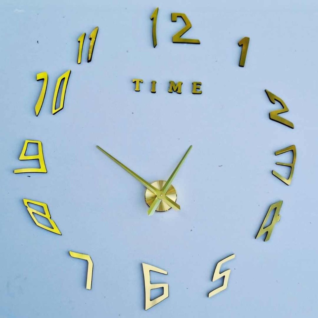 RELOJ DE PARED 3D TIME MINIMALISTA