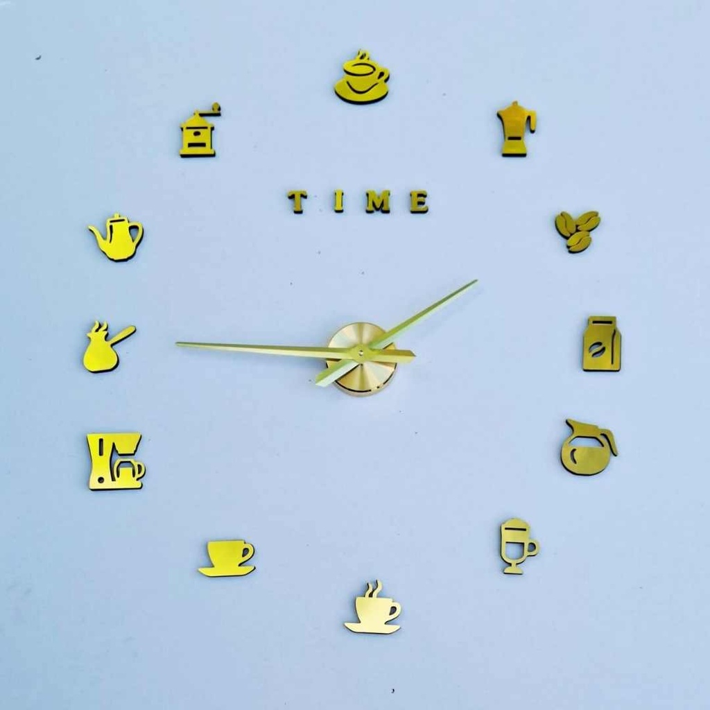 RELOJ DE PARED 3D UTENSILIOS