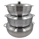 JUEGO DE 3 CACEROLAS TRIPLE FUERTE MEDELLIN JUMBO38-40-48 CMS