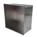 MOLDE CUADRADO 6" RECTO ALUMINIO PARA PASTEL  15.5 X 15.5 X 8.5 CM