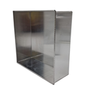 MOLDE CUADRADO 9" RECTO ALUMINIO PARA PASTEL  23.3 X 23.3 X 8.5 CM