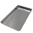 MOLDE RECTANGULAR BAJO DE ALUMINIO PARA PASTEL  25CM X 14CM X 2.5CM   