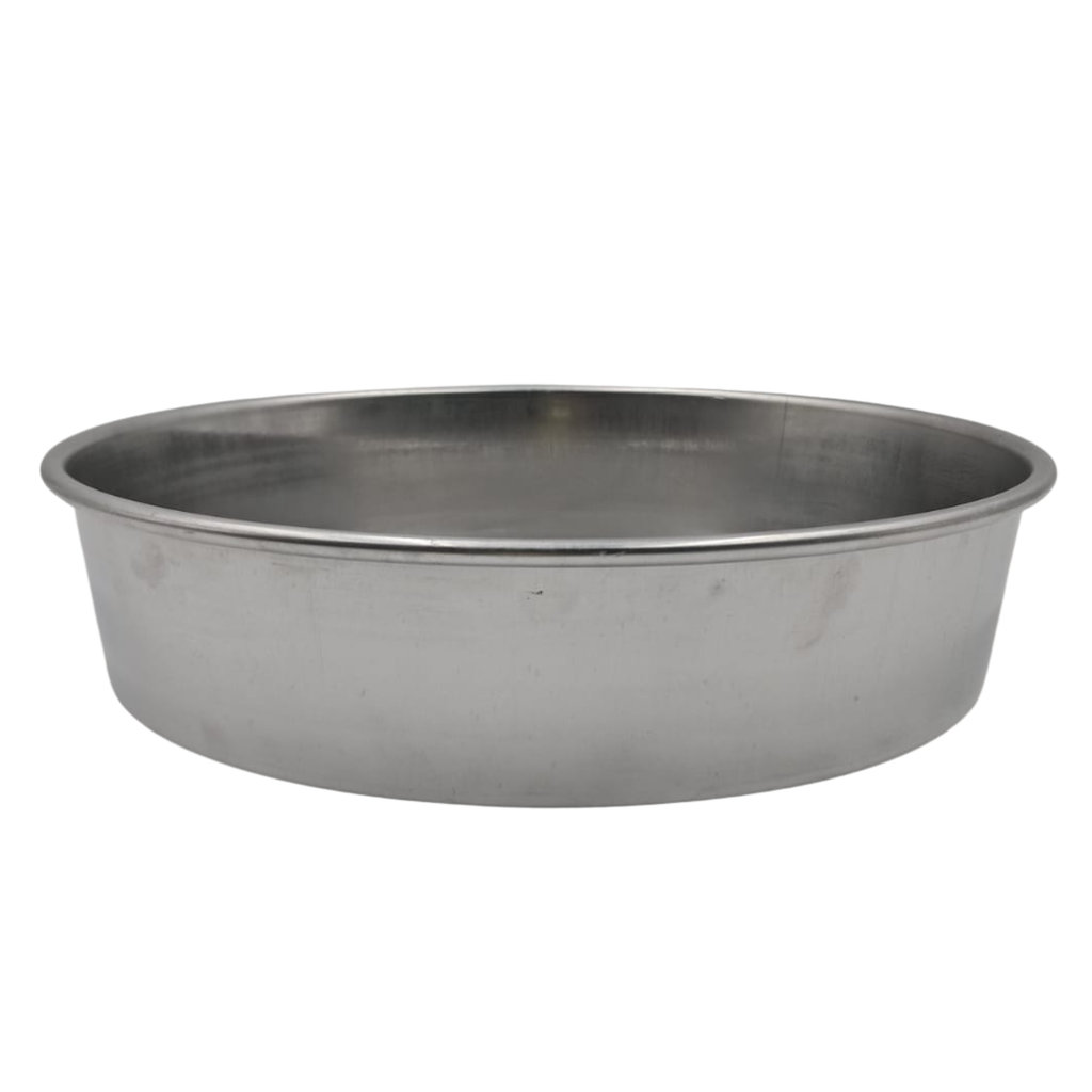 MOLDE REDONDO ALUMINIO PARA PASTEL LINEA PRACTICA 28 CM  X 6CM