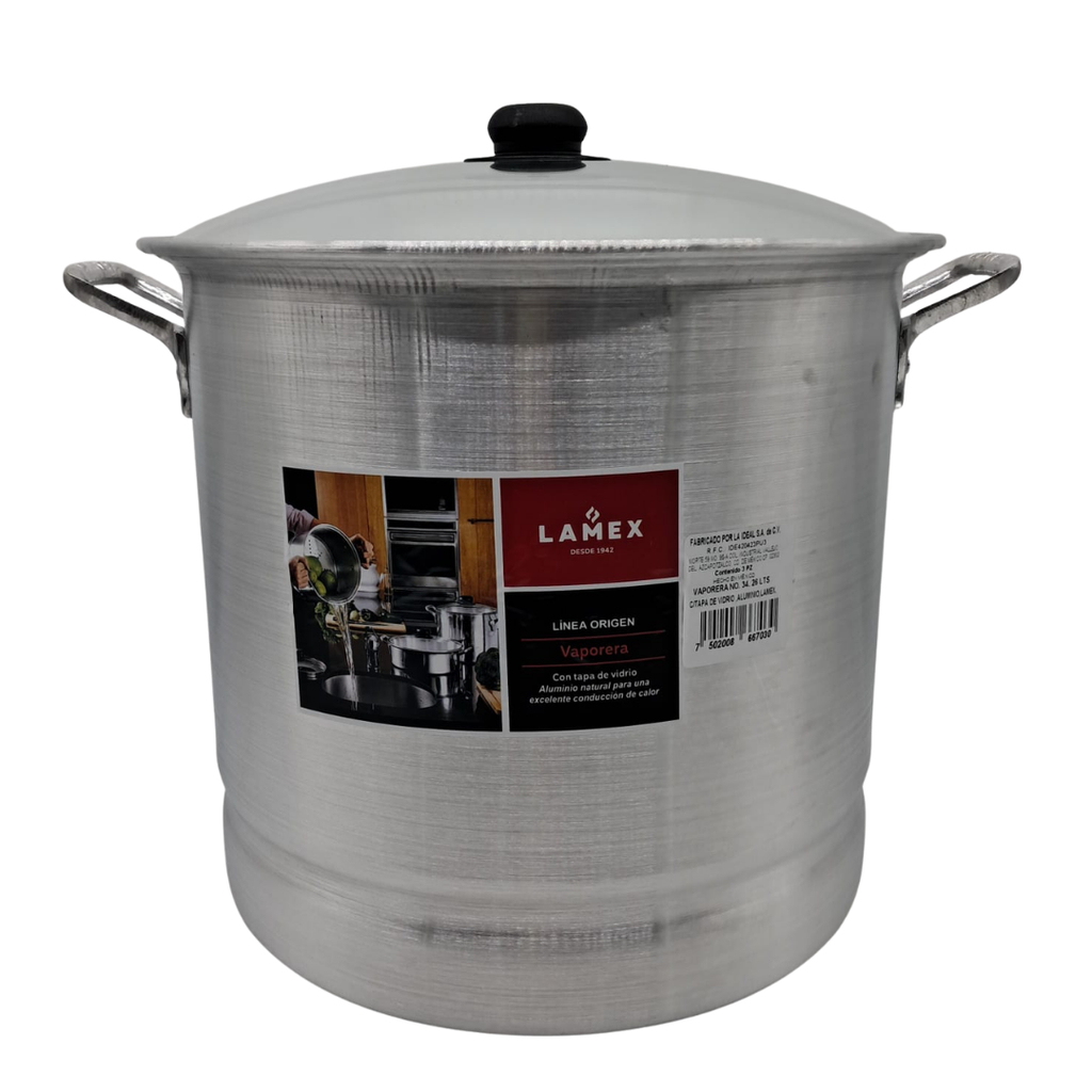 VAPORERA NUM 32 LAMEX TAPA DE CRISTAL 26 LTS VAPS32                 7 502008 667030